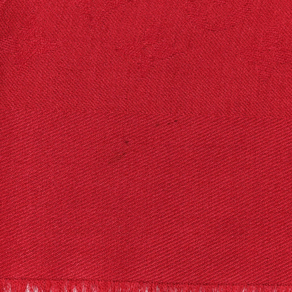 Louis Vuitton Silk Wool Monogram Shawl Pomme D'Amour 4 of 6