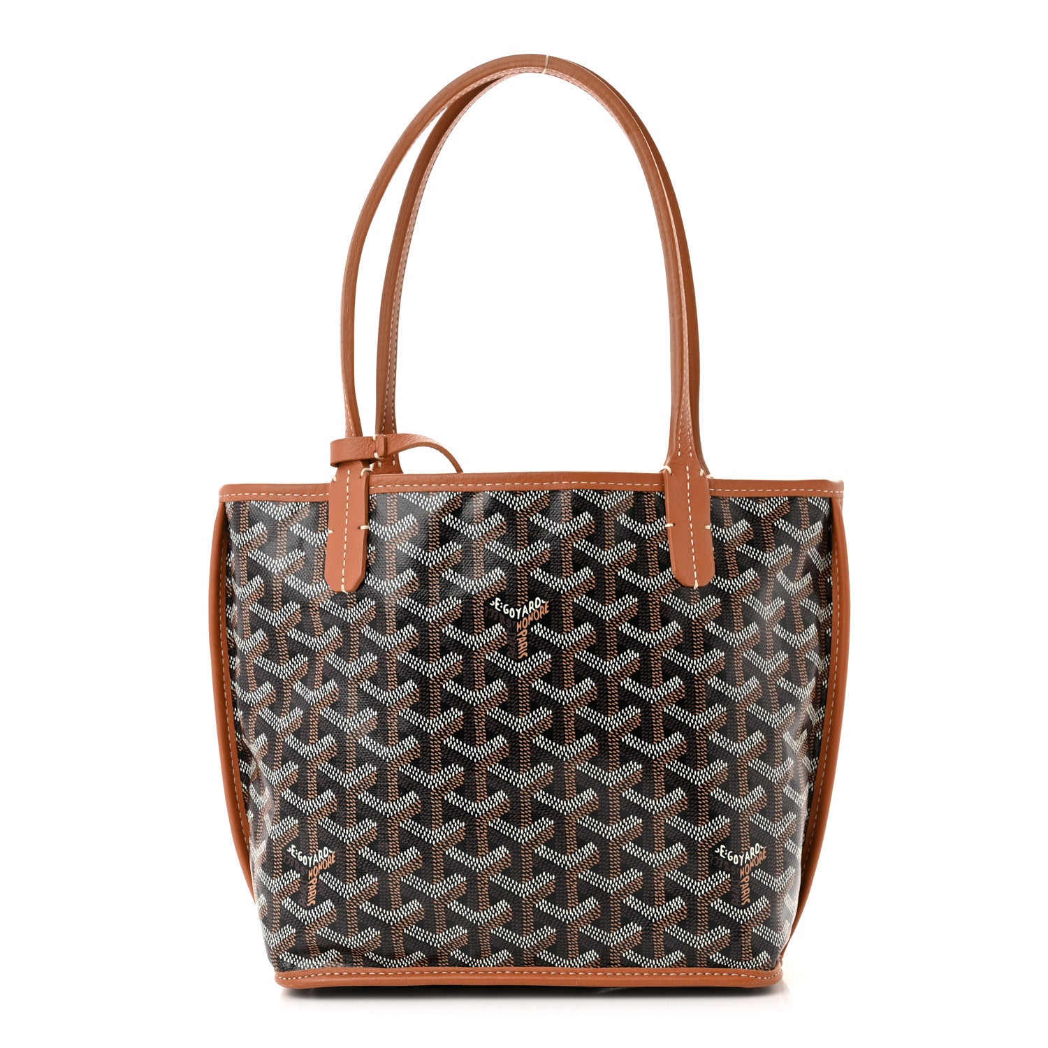 Goyard Goyardine Reversible Mini Anjou Black Gold 3 of 11