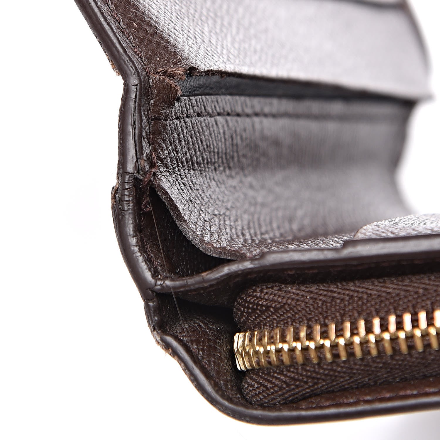 Louis Vuitton Damier Ebene Zippe Zipped Compact Wallet 10 of 11