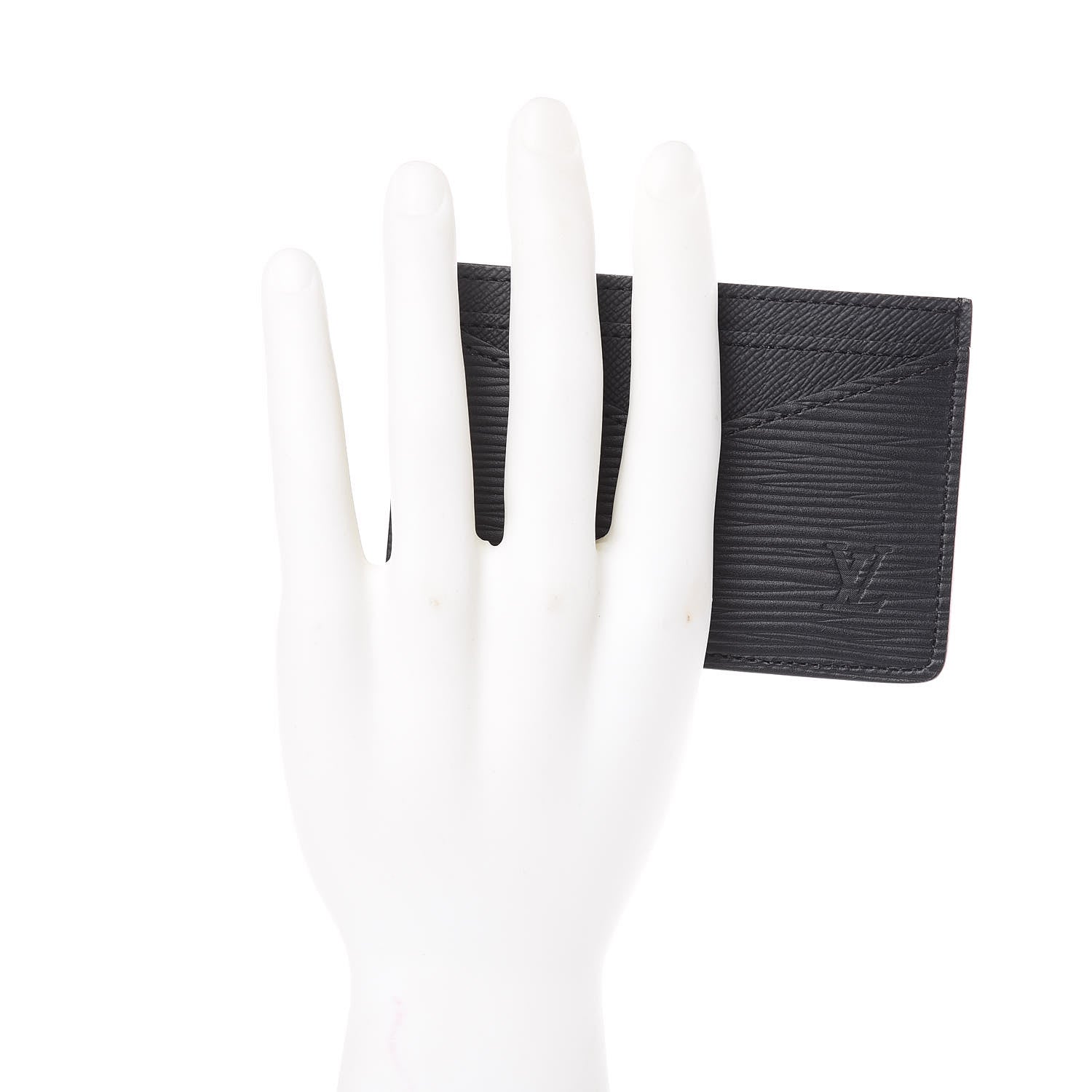 Louis Vuitton Epi Neo Porte-Cartes Card Holder Black 2 of 6