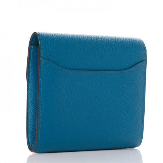 Epsom Constance Short Wallet Bleu Izmir