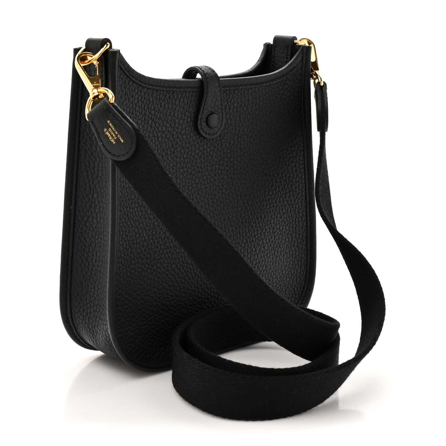 Hermes Taurillon Clemence Evelyne TPM Black 2 of 10