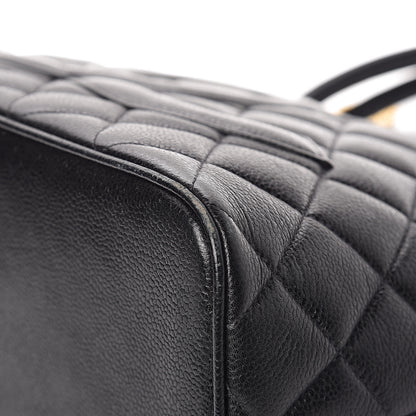 Chanel Caviar Quilted Medallion Tote Black 11 of 14