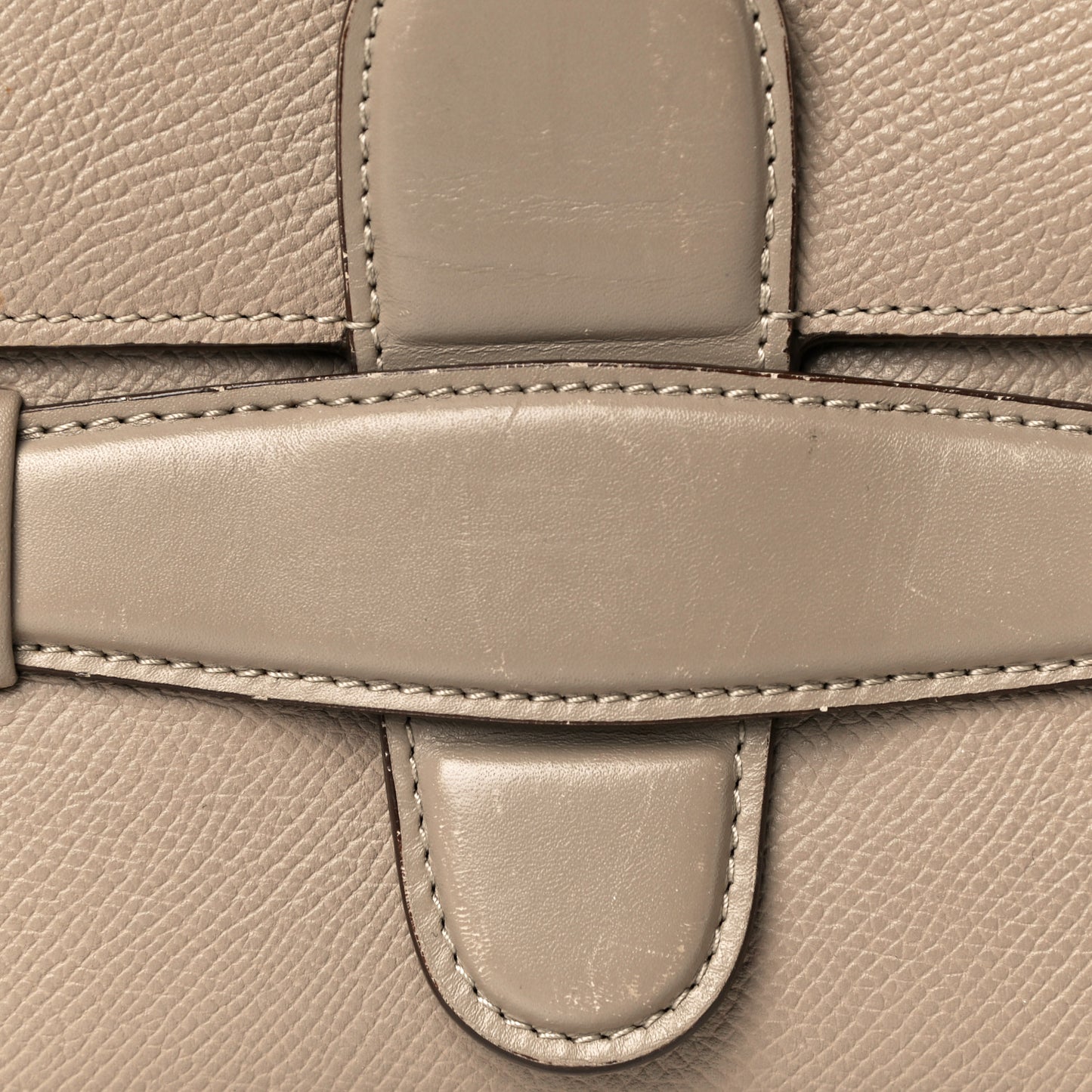 Baby Grained Calfskin Medium Symmetrical Bag Taupe