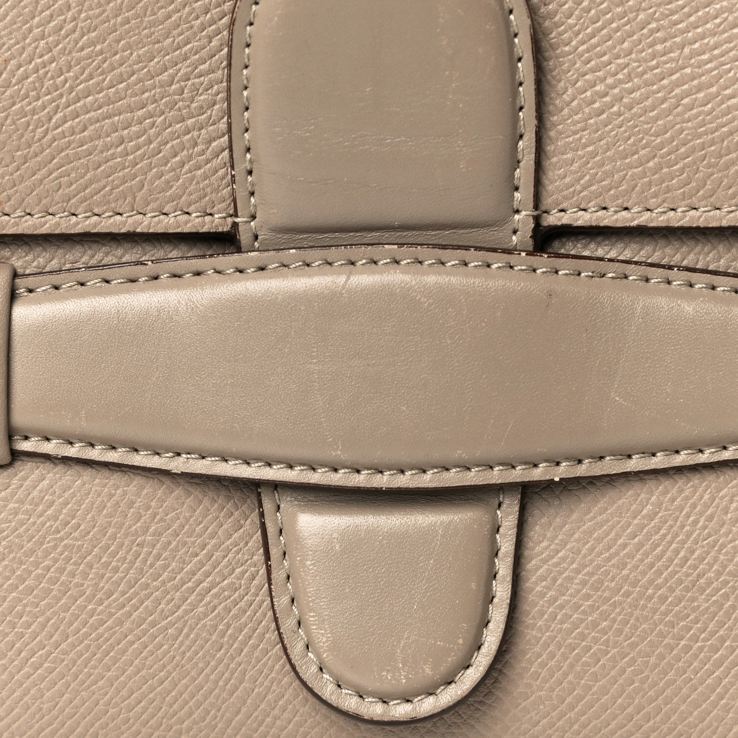 Celine Baby Grained Calfskin Medium Symmetrical Bag Taupe 12 of 13