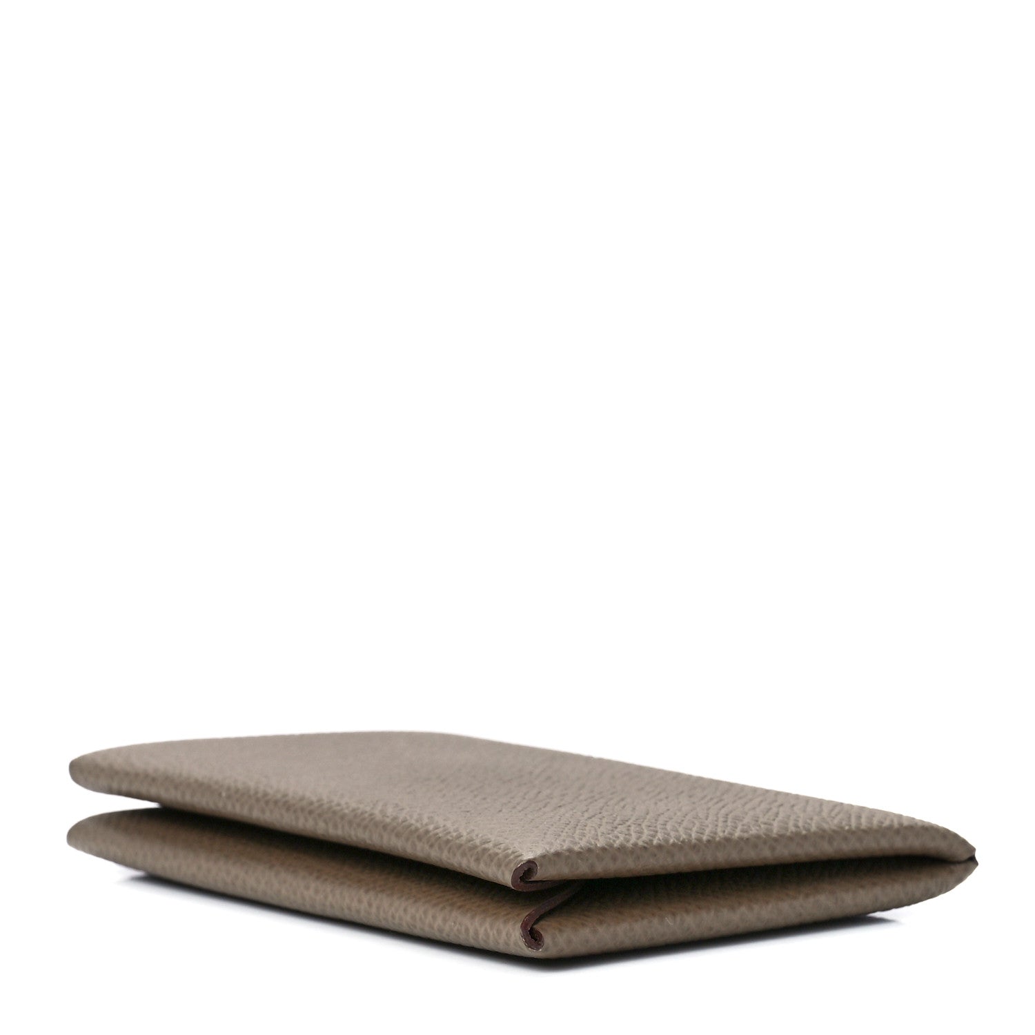 Hermes Epsom Calvi Card Case Etoupe 9 of 11