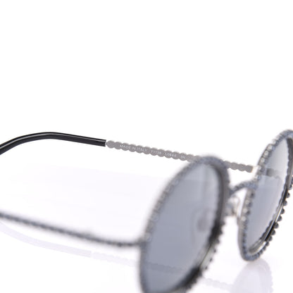 Chanel Pearl Round Sunglasses 71138 Grey 5 of 7