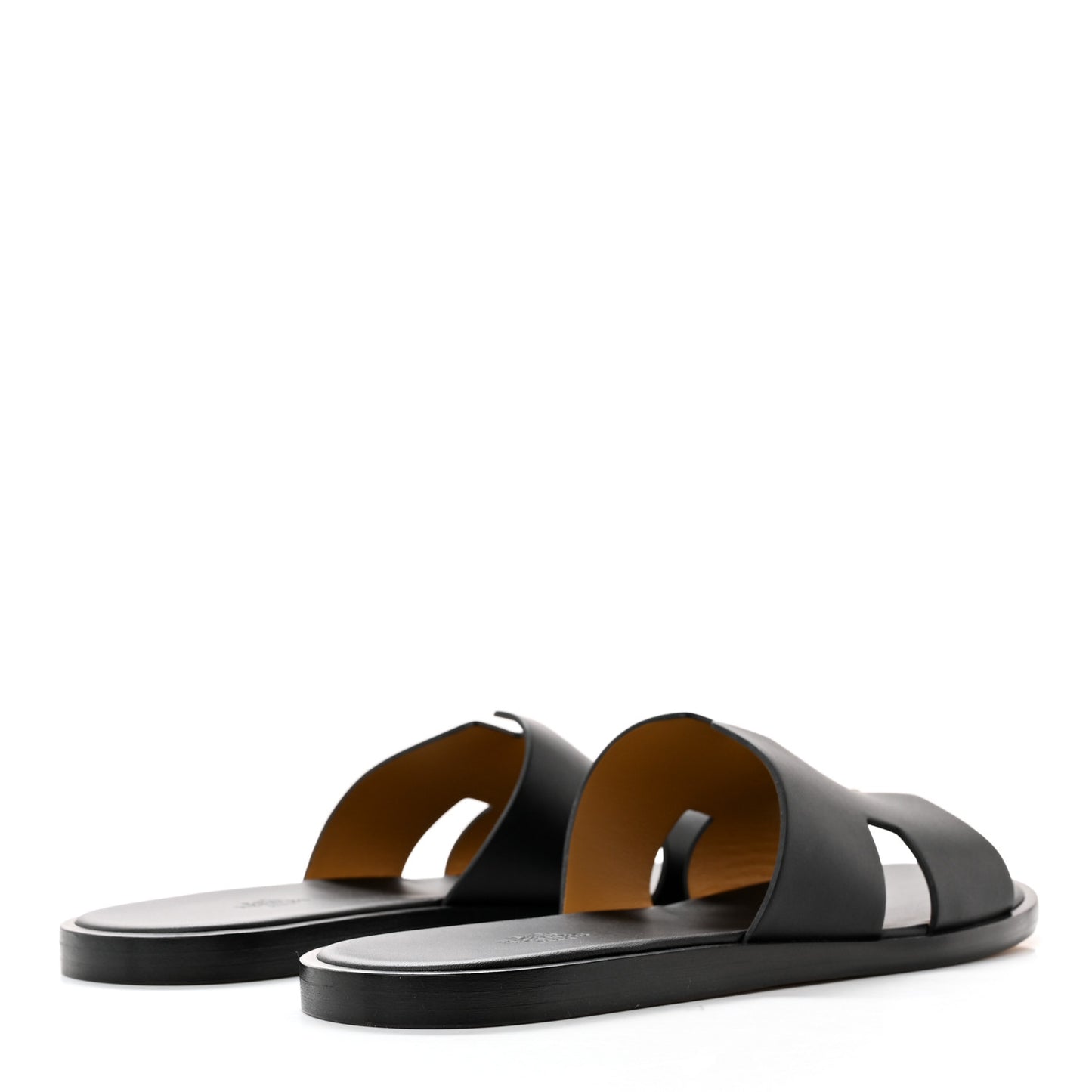 Calfskin Mens Izmir Sandals 42.5 Black