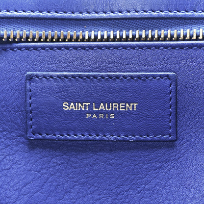 Saint Laurent Calfskin Small Classic Y Cabas Royal Blue 6 of 13