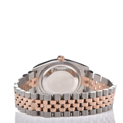 Rolex Stainless Steel 18K Everose Gold 36mm Oyster Perpetual DateJust Watch Pink 116231 4 of 7