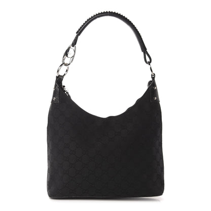Gucci Monogram GG Signature Shoulder Bag Black 1 of 10