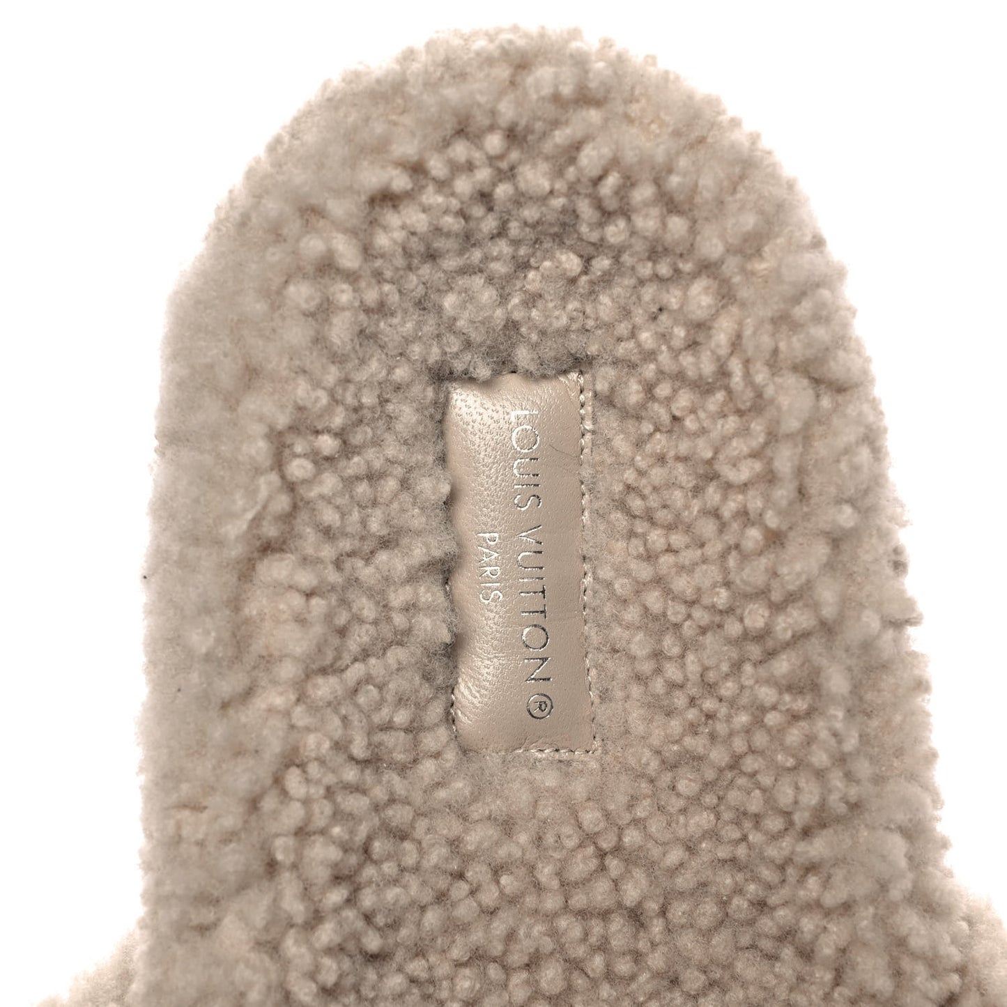 Shearling Paseo Flat Comfort Mule 40 Beige
