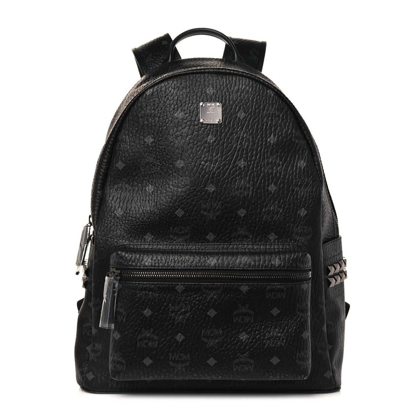Visetos Medium Side Studs Stark Backpack Black