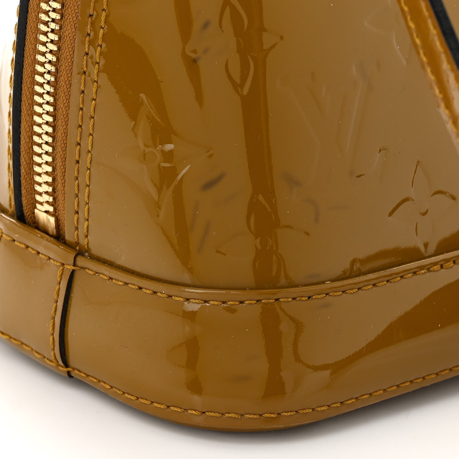 Louis Vuitton Vernis Alma BB Vert Olive 12 of 12