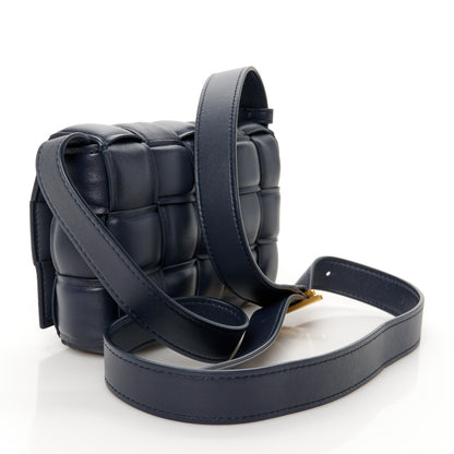 Bottega Veneta Nappa Maxi Intreccio Small Padded Cassette Crossbody Bag Deep Blue 2 of 11