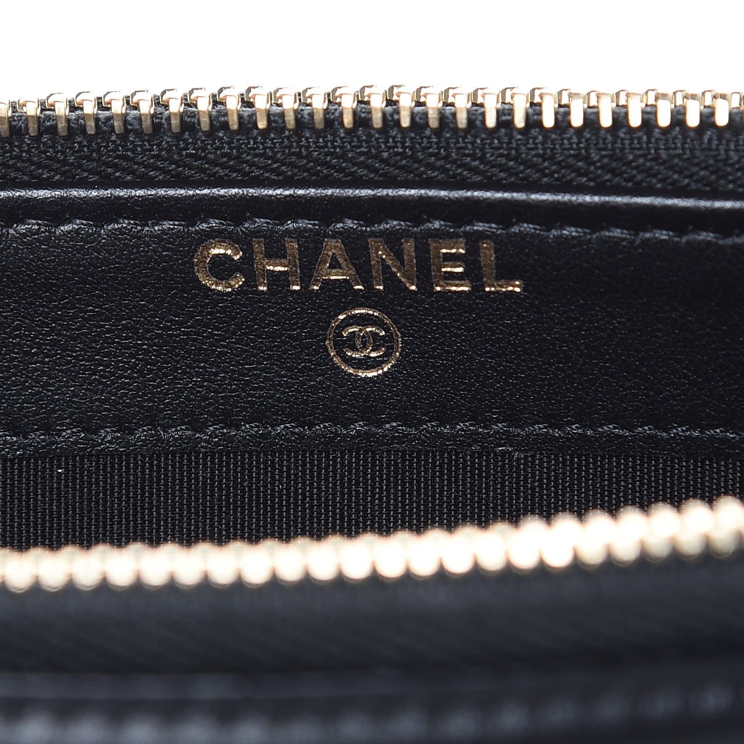 Chanel Caviar Quilted CC Filigree Clutch With Chain Black 7 of 13