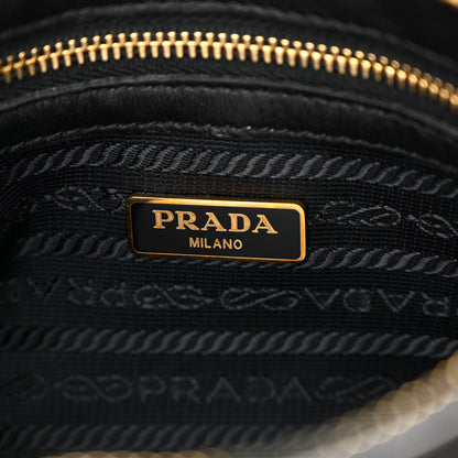 Prada Nappa Gaufre Chain Shoulder Bag Black 6 of 10