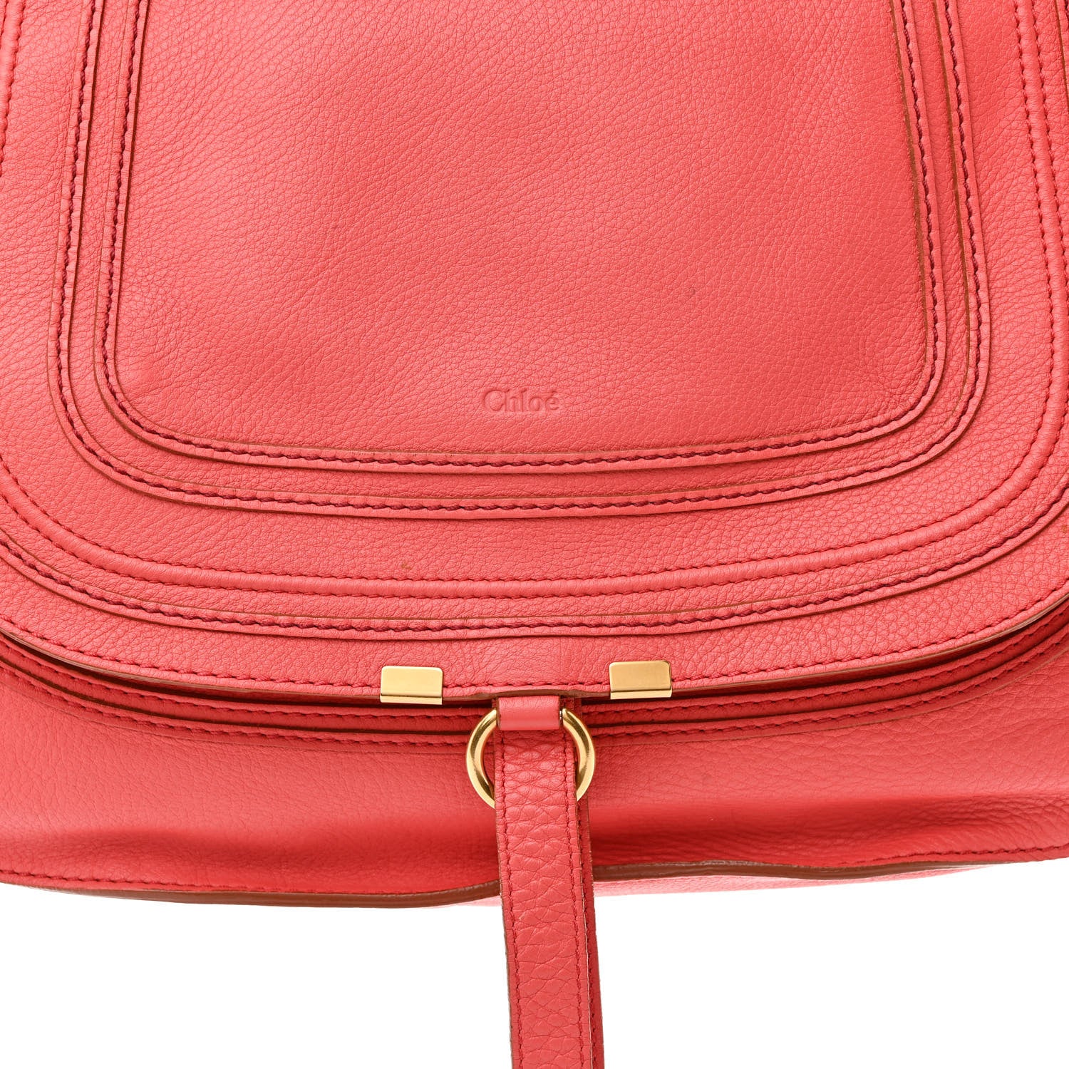 Chloe Calfskin Large Marcie Satchel Paradise Pink 8 of 12