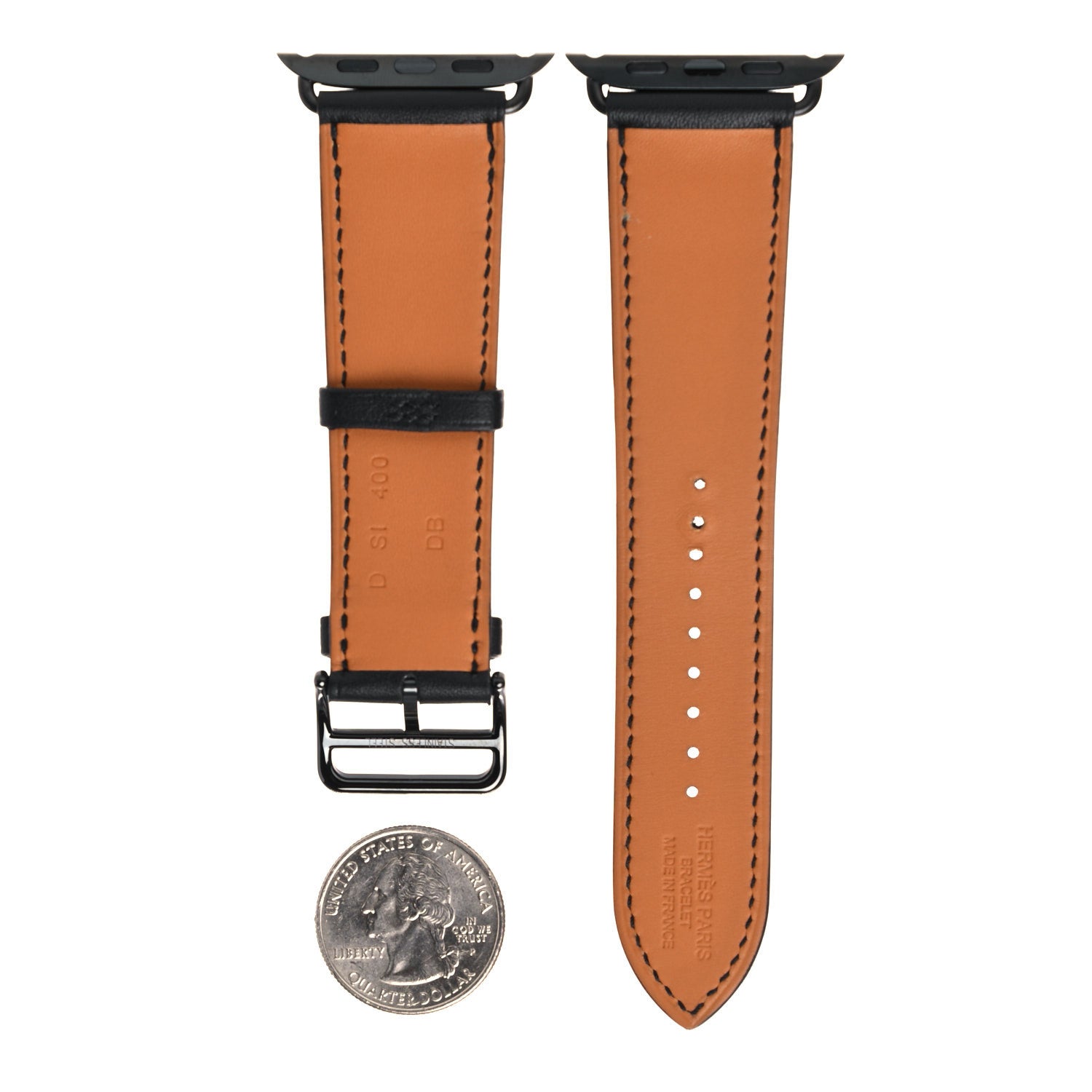 Hermes Swift 44mm Apple Watch Band Black 2 of 5
