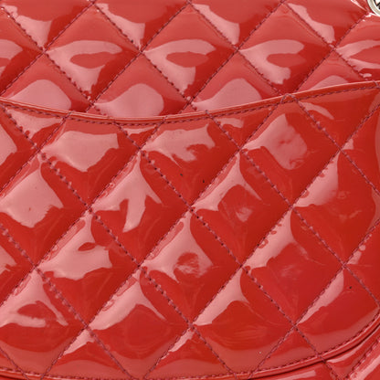 Chanel Patent Quilted Medium Double Flap Dark Pink 15 of 15