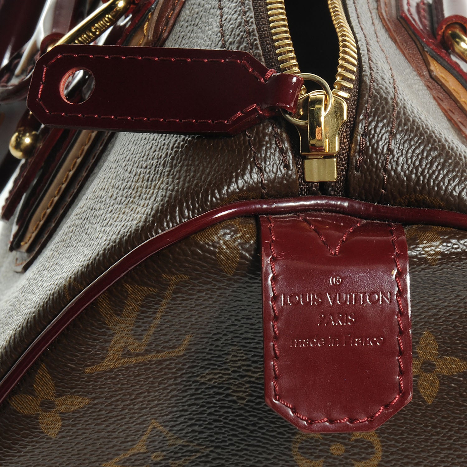 Louis Vuitton Monogram Mirage Speedy 30 Bordeaux 5 of 9