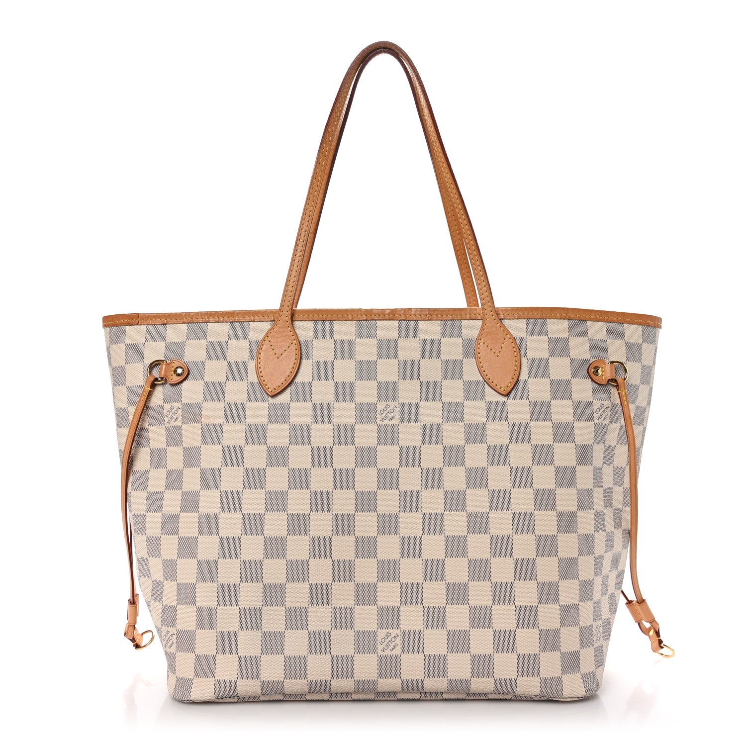 Louis Vuitton Damier Azur Neo Neverfull MM Rose Ballerine 1 of 12