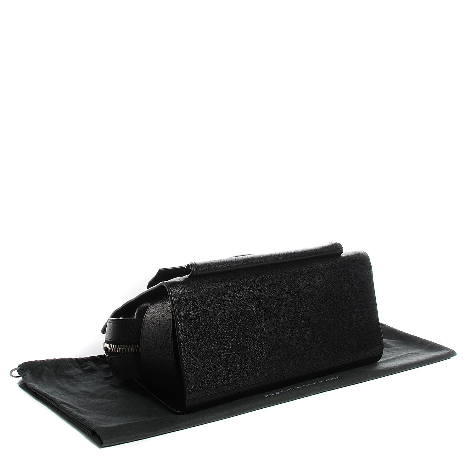 Proenza Schouler Vacchetta Calfskin Small PS13 Satchel Black 4 of 10