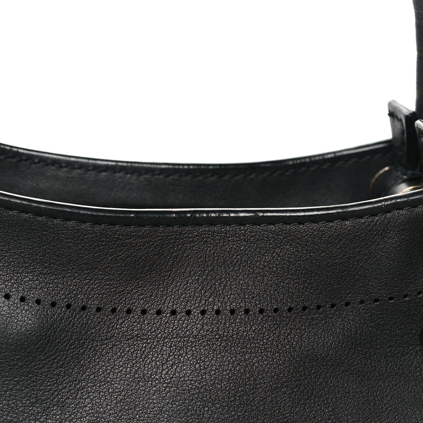 Veau Soyeux Perforated Blackout Hardware S City Black