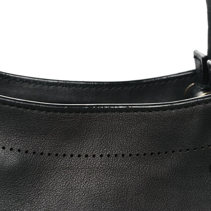 Balenciaga Veau Soyeux Perforated Blackout Hardware S City Black 12 of 13