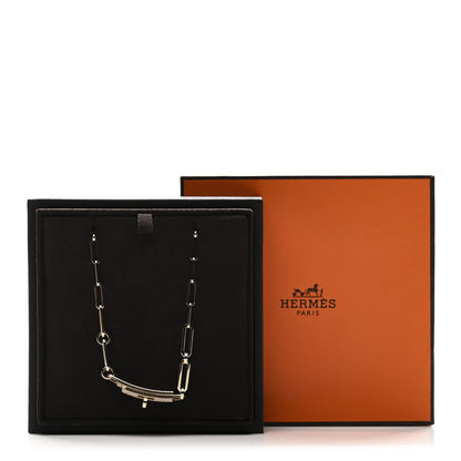 Hermes 18K Yellow Gold Diamond Pave Kelly Chaine Choker Necklace 6 of 6