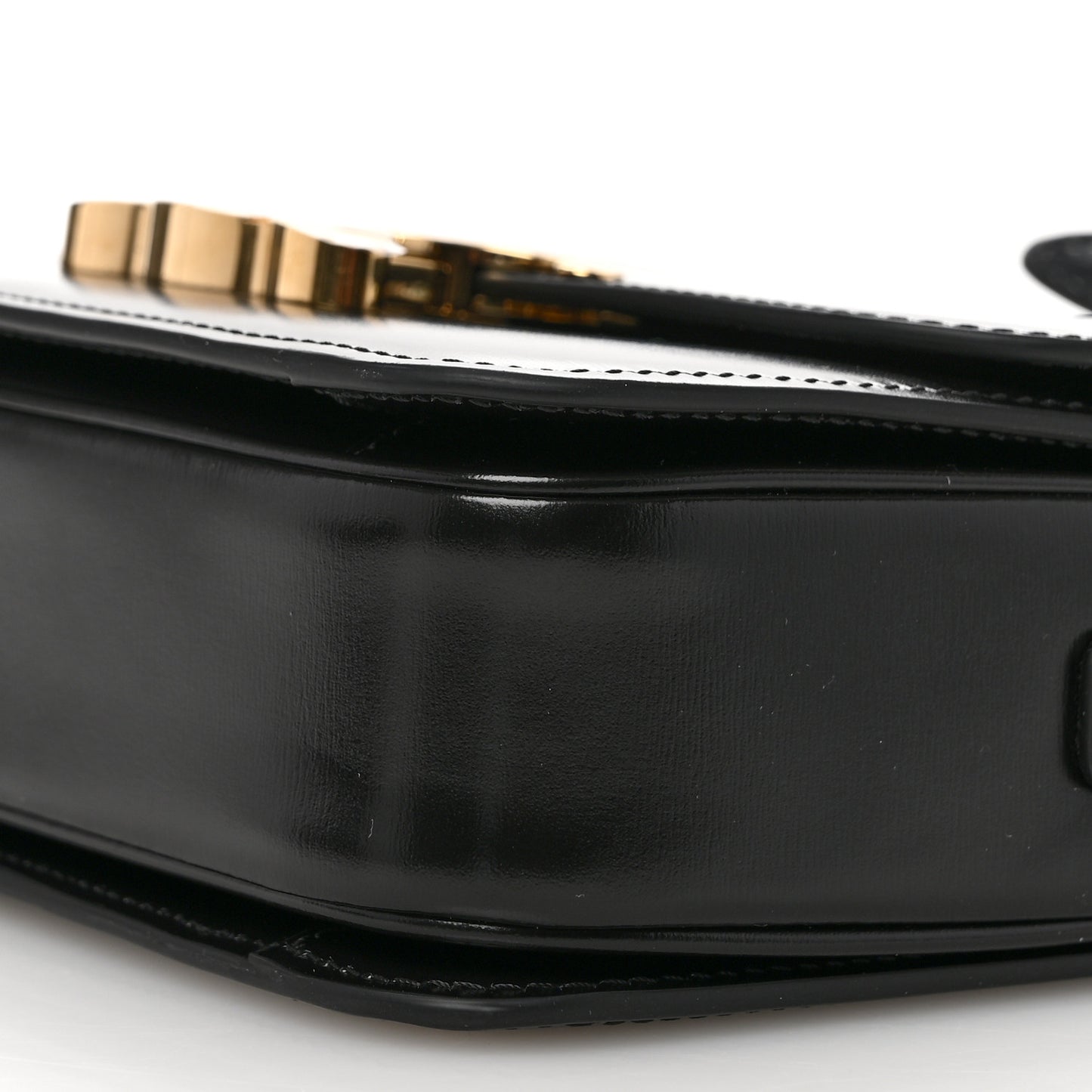 Shiny Calfskin Teen Triomphe Black