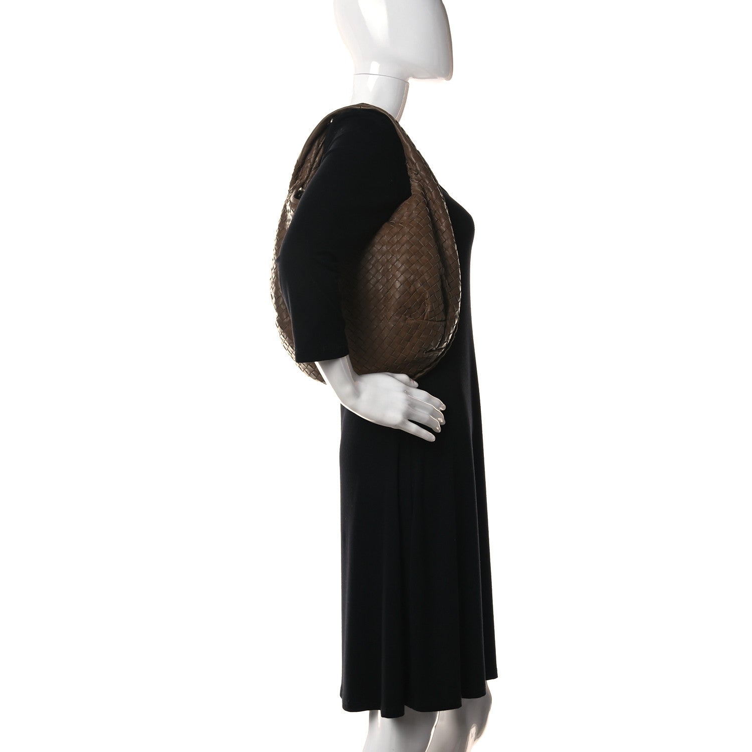 Bottega Veneta Nappa Intrecciato Medium Belly Hobo Ebano 2 of 8