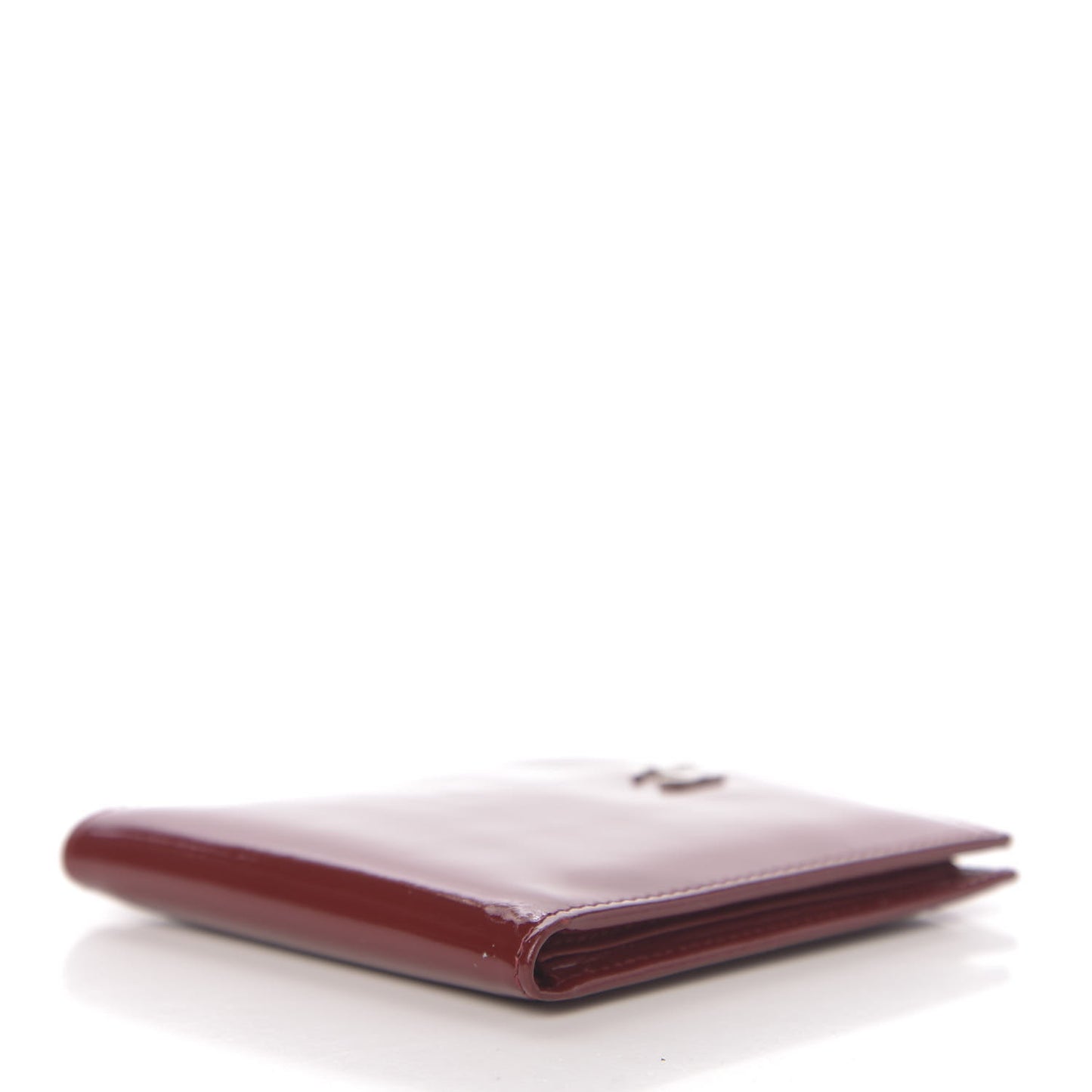 Patent Bi-Fold Wallet Red