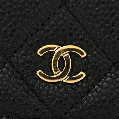 Chanel Caviar Quilted Wallet on Chain WOC Black 13 of 14