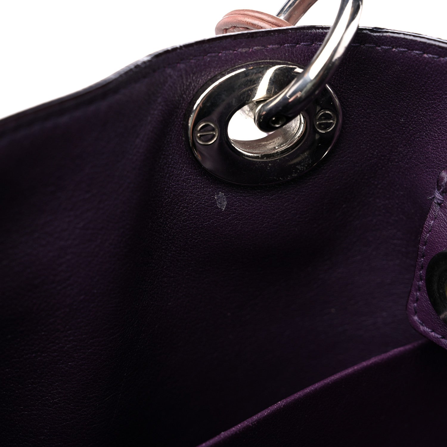 Christian Dior Smooth Calfskin Large Diorissimo Tote Petale 13 of 19