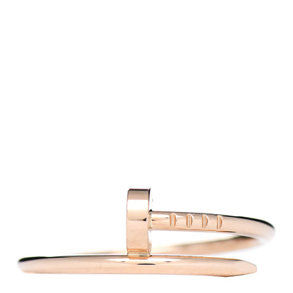Cartier 18K Pink Gold Small Juste Un Clou Ring 60 9 1 of 4