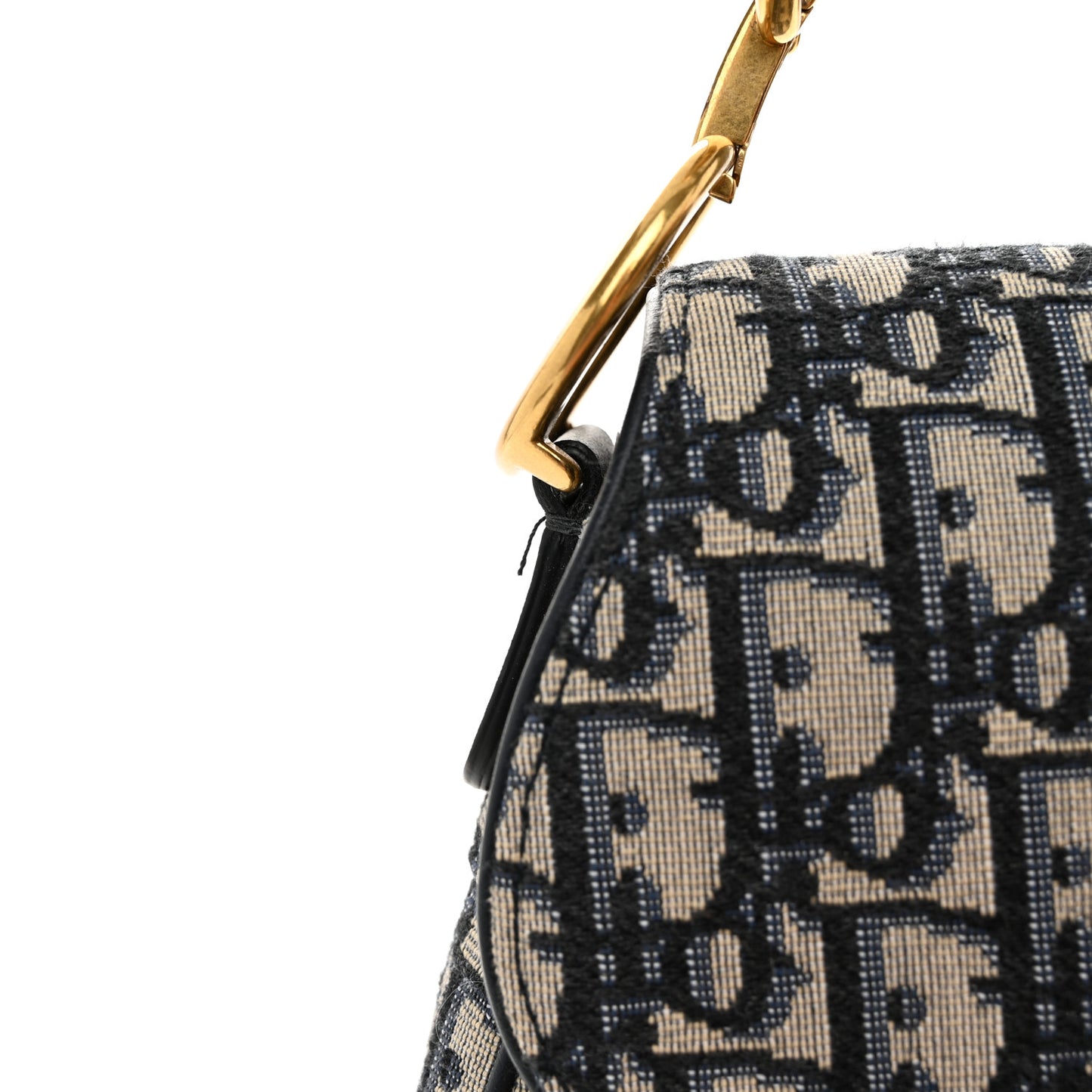 Oblique Saddle Bag Blue