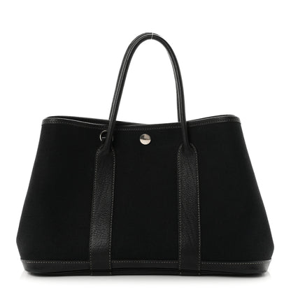 Hermes Toile Officier Negonda Garden Party 30 TPM Black 1 of 10