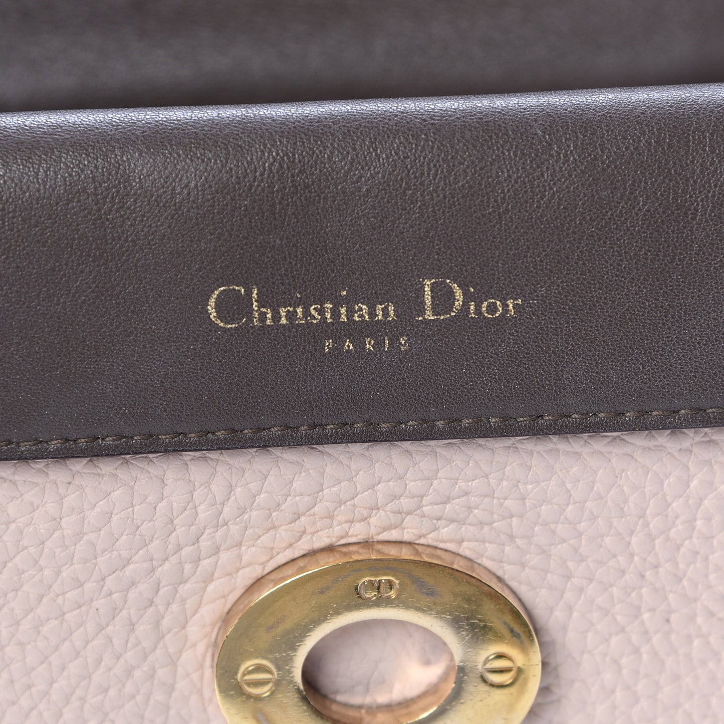Bullcalf Mini Be Dior Flap Rose Poudre