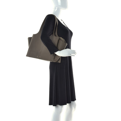 Celine Baby Grained Calfskin Medium Tri-Fold Bag Taupe 3 of 9