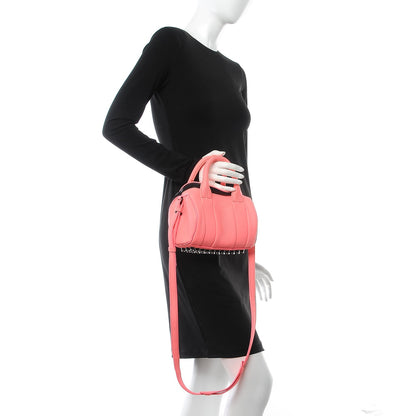 Alexander Wang Pebbled Lambskin Mini Rockie Fluo Coral 2 of 9