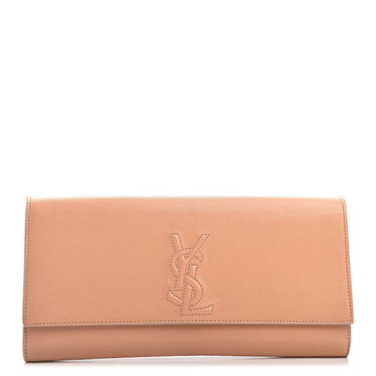 Saint Laurent Chevre Small Belle de Jour Clutch Beige 1 of 4