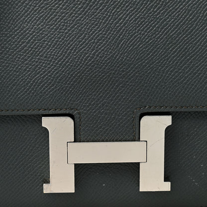 Hermes Epsom Constance 18 Bleu Orage 8 of 13