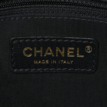 Chanel Sheepskin Chevron Quilted Mini Double Chevron Flap Black 6 of 17