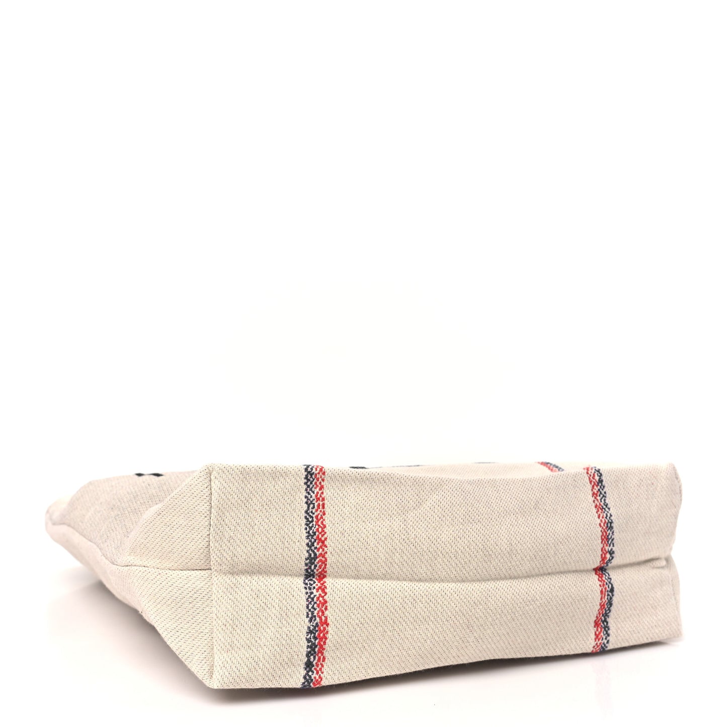 Canvas Union Print Cruise Tote Ivory Black