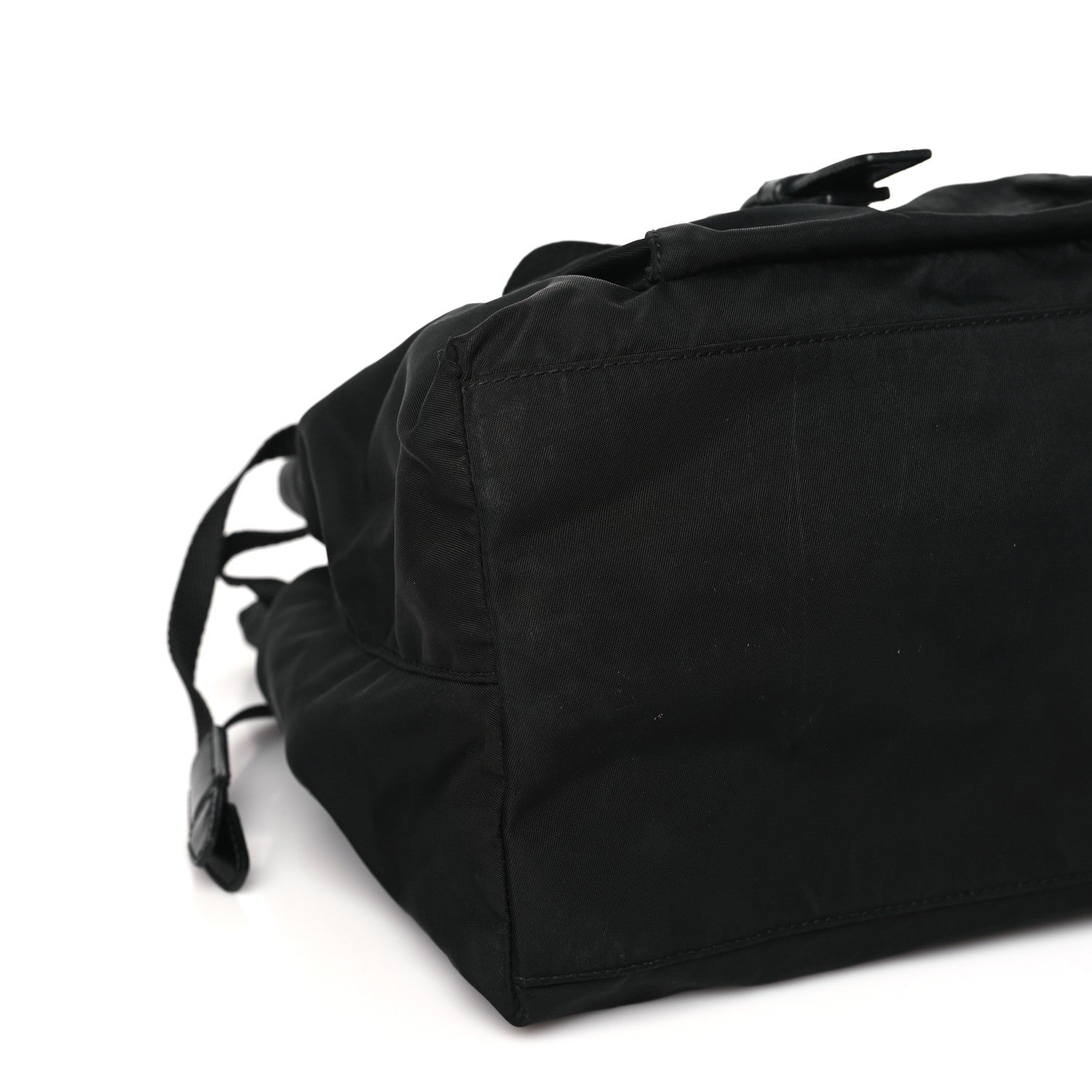 Prada Nylon Vela Drawstring Shopping Tote Black 9 of 15