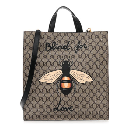 Gucci GG Supreme Monogram Blind for Love Vertical Tote 1 of 11
