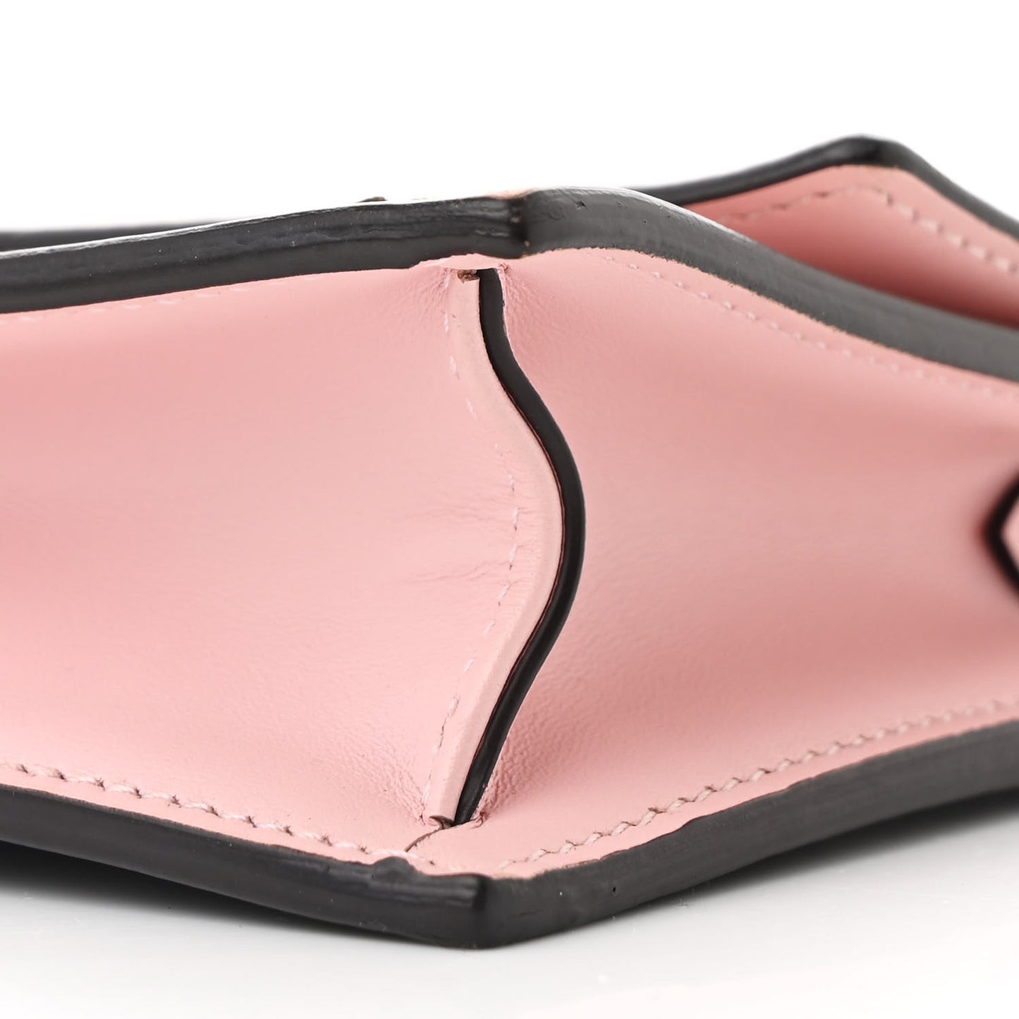 Monogram Flore Chain Wallet Rose Ballerine