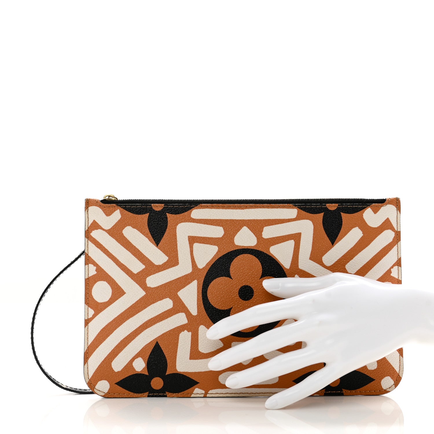 Louis Vuitton Monogram Giant Crafty Neverfull MM GM Pochette Creme Caramel 2 of 6