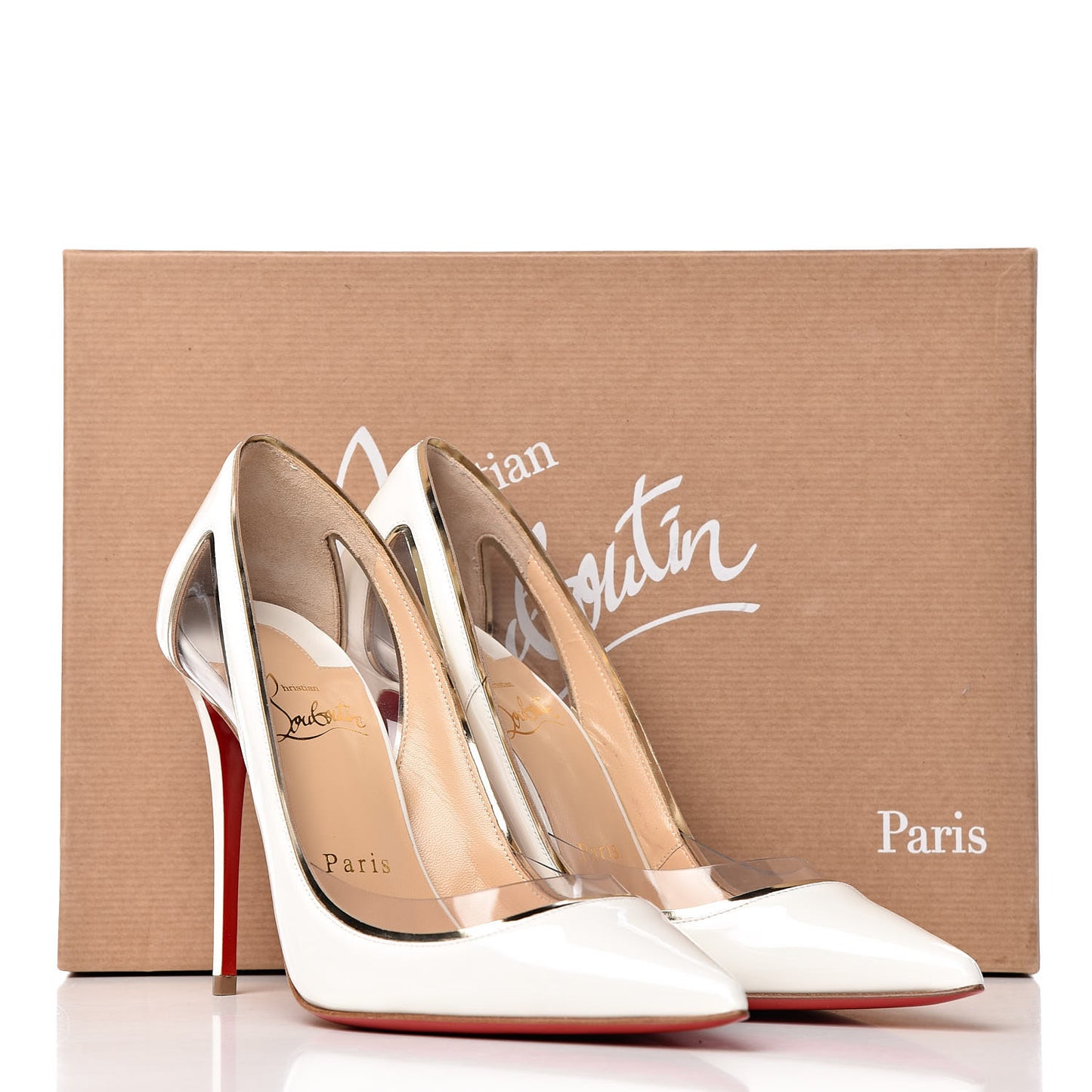 Patent PVC Specchio Cosmo 554 100 Pumps 36.5 Snow